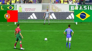 FIFA 23 - PORTUGAL VS BRAZIL I PENALTY SHOOTOUT I FINAL FIFA WORLD CUP QATAR 2022 I