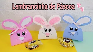 DIY - COMO FAZER LEMBRANCINHA DE PÁSCOA | PORTA BOMBONS GASTANDO POUCO! 🐇❣️