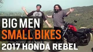 Big Men, Small Bikes - The Honda Rebel From Then to Now at RevZilla.com