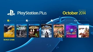 Playstation Plus Lineup October 2014