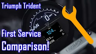 Triumph Trident: First Service BEFORE vs AFTER Comparison