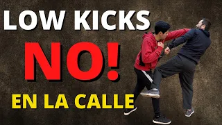 👎🏻 Low kicks para defensa personal callejera?