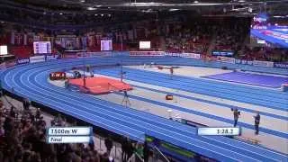 1500 m final women European Athletics Indoor Championships Goteborg 2013