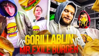 GORILLABLIN vs MR EXILE BURGER | ХАЗЯЕВА ОТКРЫЛИ ДВА РЕСТОРАНА ДЛЯ ПОДПИСЧИКОВ