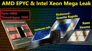 AMD EPYC & Intel Xeon MEGA LEAK: Genoa Benchmarks, Granite Rapids Core Counts, Threadripper