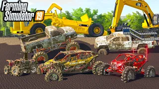RICH REDNECK BUILDS MASSIVE MUD BOG! WITH $500,000 IN TOYS | (ROLEPLAY) FARMING SIMULATOR 2019