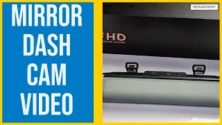 Campark R10 Backup Camera 10 inch Mirror Dash Cam Video