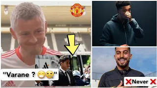 ⛔ Sancho's missing paperwork delays Announcement.Ole reacts to Varane to Man United,Telles,Pellistri