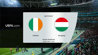 Ireland vs Hungary | Aviva Stadium | International Friendly | PES 2021