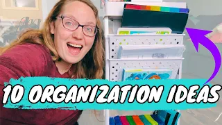 10 Organizational Hacks For Homeschool Rooms