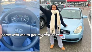 Come With Me to Get My First Car VLOG!!