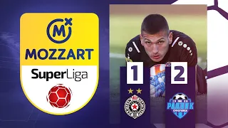Mozzart Bet Super liga 2022/23 - 27. kolo: PARTIZAN – RADNIK 1:2 (0:2)
