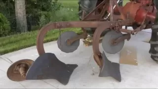 Setting up Ford 8n 9n tractor with a two bottom plow