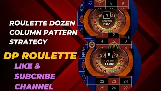 Roulette Win With Dozen Column Pattern Strategy 2000 To 3200 Target # Viral Roulette Video # Casino