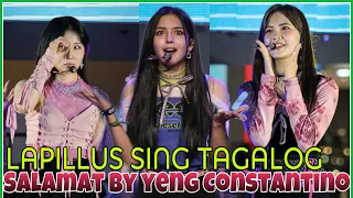 LAPILLUS sings Tagalog Song SALAMAT by Yeng Constantino & their FINALE PERFORMANCE