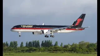 Личный самолёт (Boeing 757) Президента США Дональда Трампа