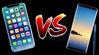 iPhone 8 vs Samsung Galaxy Note 8