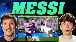 Americans React to Messi Vs Physics!