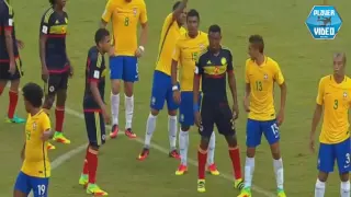 MELHORES MOMENTOS BRASIL X COLÔMBIA - ELIMINATÓRIAS DA COPA 2018 - 06-09-2016