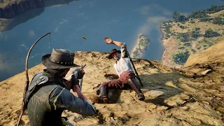 Red Dead Redemption 2 - Funny & Brutal Ragdoll Moments Vol.116 [4K/60FPS]