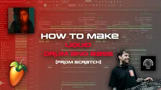 How to make  Liquid dnb like Monrroe and Goddard (from scratch) - FL studio 21 (dnb tutorial)