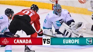 Canada vs Europe - World Cup of Hockey 2016 - All Goals (21/9/16)