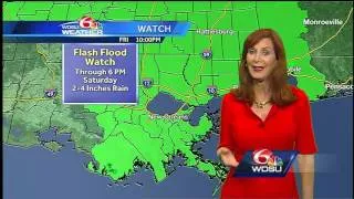 Friday Overnight: Flash Flood Watch