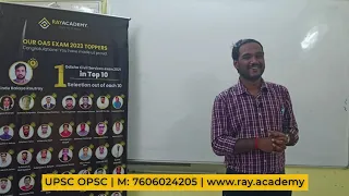 Detail Guide and Strategy to crack OAS exam by Debasis Acharya OAS Exam Topper | RAYACADEMY