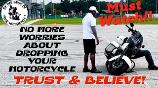 Practice This Exercise To Avoid Dropping Your Motorcycle At Slow Speeds - This Is A MUST WATCH!!!