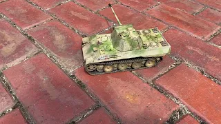 Most realistic RC tank German WWII panther 1:35 scale RC tank conversion