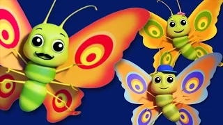 Butterfly Finger Family | 3D Nursery Rhymes For Kids And Children | Songs For Baby kids tv