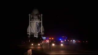 B-Roll of SpaceX Crew Dragon Delivery to Pad 39A, May 15, 2020