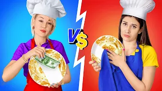 रिच शेफ vs ब्रोक शेफ / 9 मज़ेदार परिस्थितियां