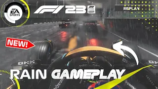 EXCLUSIVE New TORRENTIAL RAIN Gameplay | F1 23 Gameplay