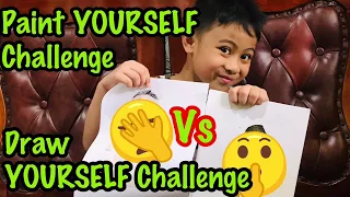 PAINT YOURSELF CHALLENGE!!! VS. DRAW YOURSELF CHALLENGE WITH KAneZackari