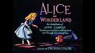 Opening & Closing to Alice in Wonderland 1982 VHS [Walt Disney Home Video]