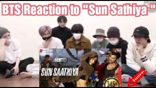 BTS Reaction to sun Sathiya song from (ABCD2) #Armymade