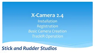 X Camera 2.4 Tutorial 1