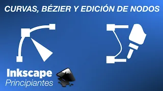 Dibujar Curvas Bézier, líneas Rectas y Edición de Nodos en Inkscape