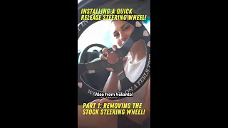 Installing A Quick Release Steering Wheel!!! (Part 1)