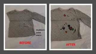 Crafty hack for stained kids clothes - DON'T THROW THEM AWAY! - UPCYCLE