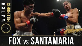 Fox vs SantaMaria FULL FIGHT: August 8, 2020 | PBC on FS1