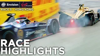 Formula E Hong Kong E-Prix Race Highlights! (Envision Virgin Racing)