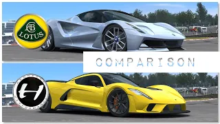 Lotus Evija vs Hennessey Venom F5 - Electric vs Petrol - Real Racing 3