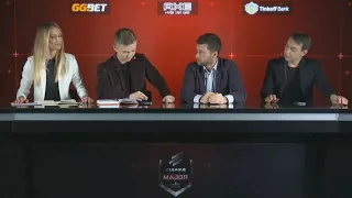 Весёлые моменты студии аналитики SLTV  на MAJOR 2018