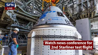 Watch live as NASA holds a news conference on this week's test flight of the Starliner capsule