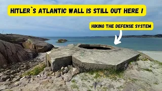 Hiking the WW2 Atlantic Wall defense system. Hitler ordered it built.