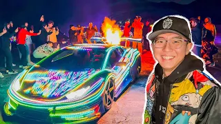 The World’s Most Distracting Car (30,000 LED’s on a LAMBO)