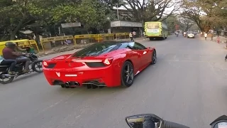 Ferrari 458 REACTIONS - INDIA (Bangalore)