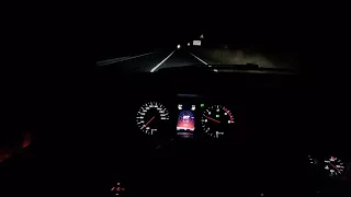 Night POV driving with DVM and Alfa Romeo 159SW 1.9jtd